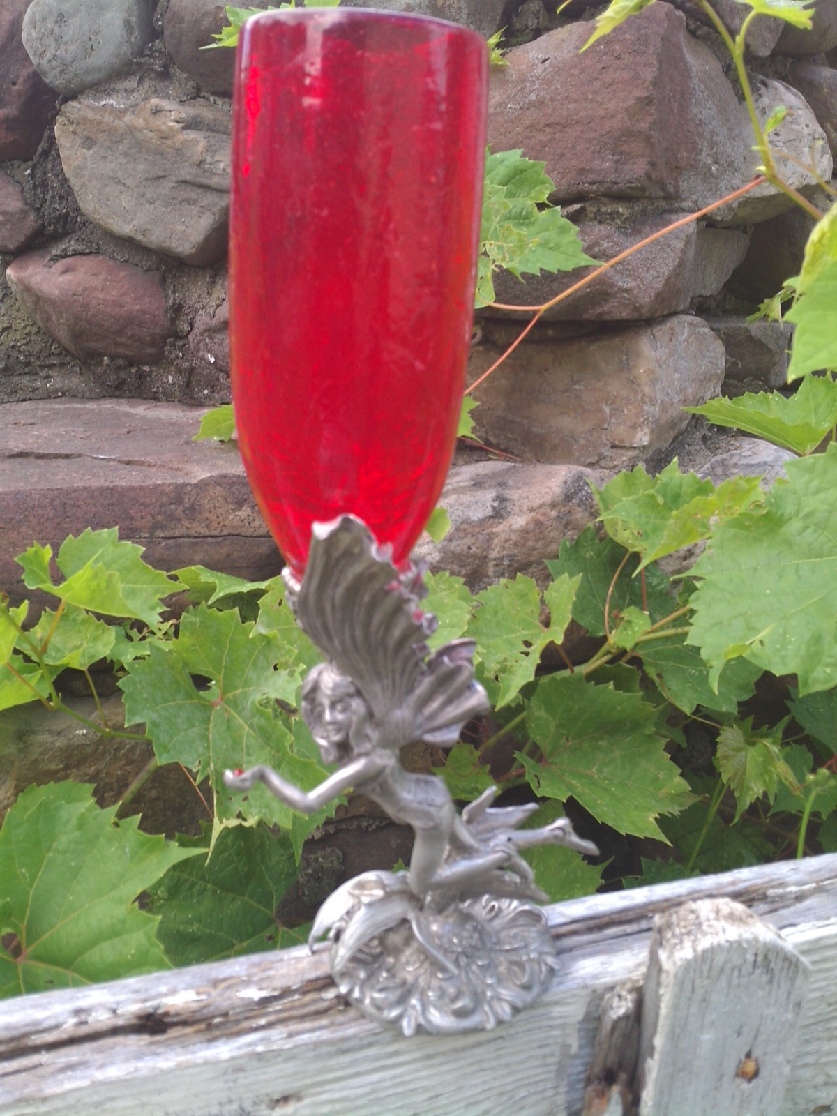 Handcrafted pewter fairy 1