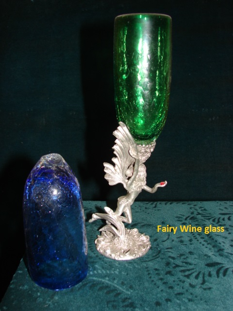 Handcrafted pewter fairy