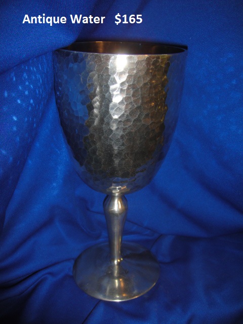 Handcrafted pewter antiquewater
