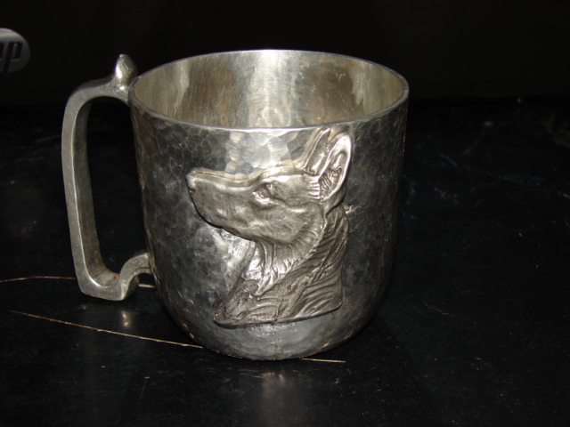 Handcrafted pewter pewtermug